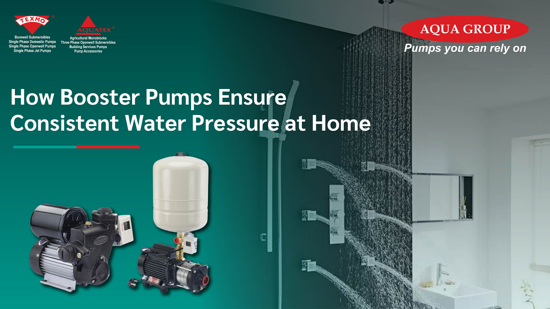 How Booster Pumps Ensure Consistent Water Pressure at Home