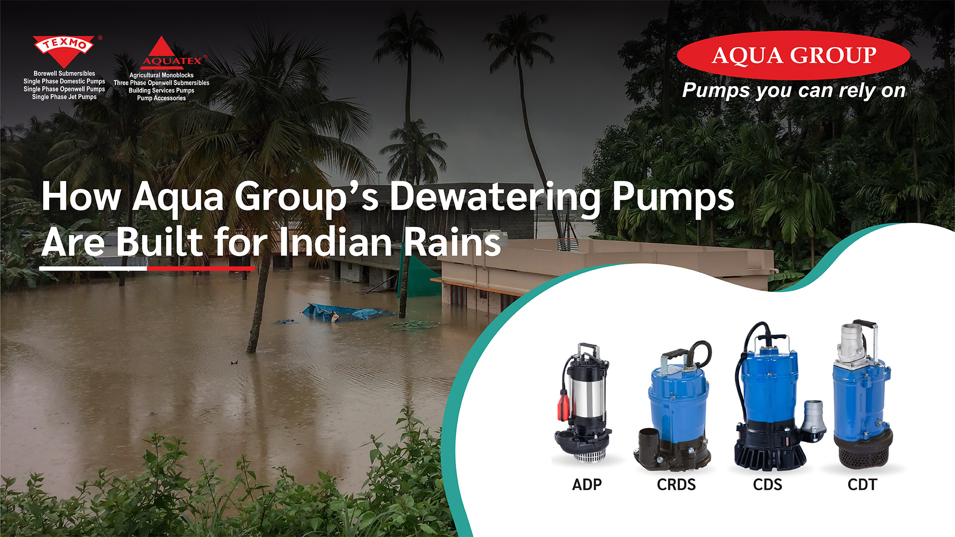 How Aqua Group’s Dewatering Pumps Are Built for Indian Rains