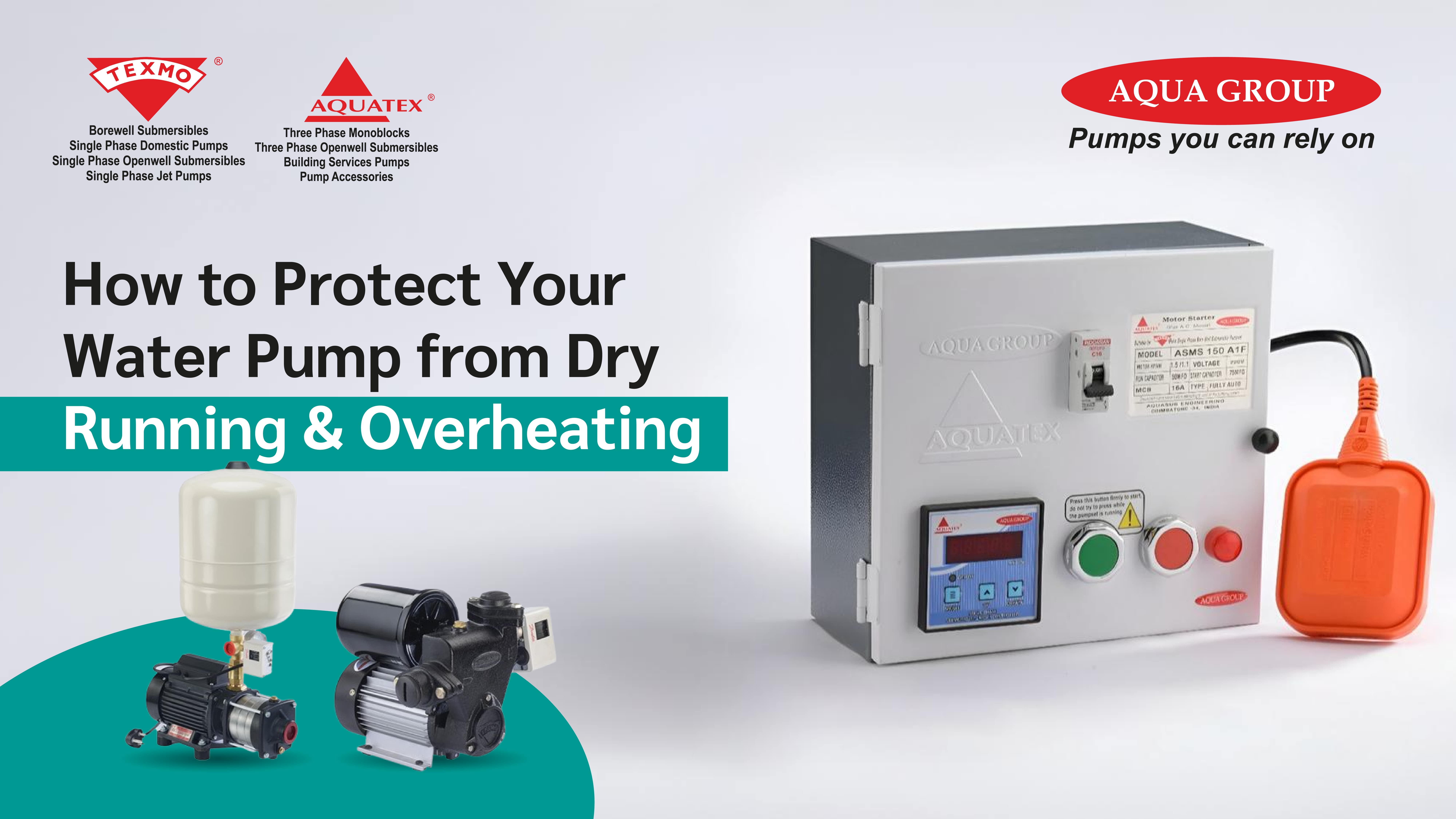 How to Protect Your Water Pump from Dry Running & Overheating