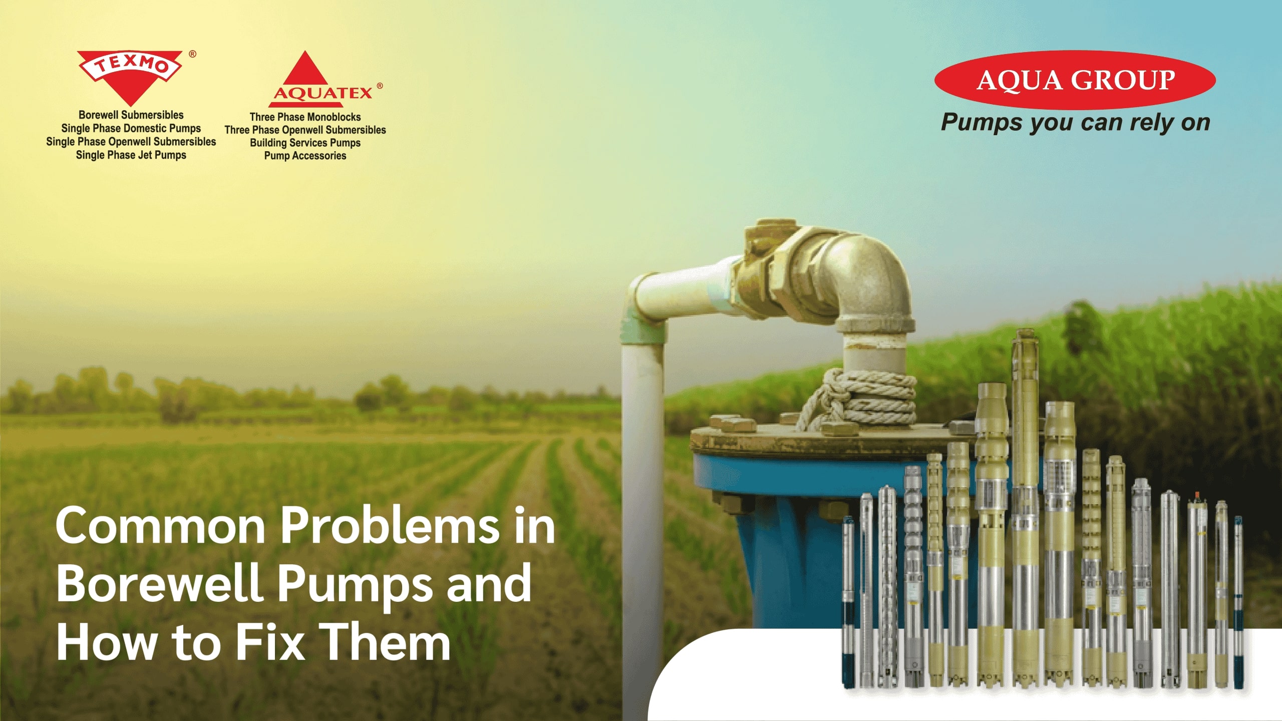 Common Problems in Borewell Pumps and How to Fix Them